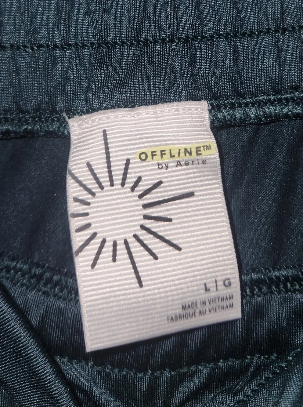 aerie Women's Dark Navy Straight-Leg Dress Pants